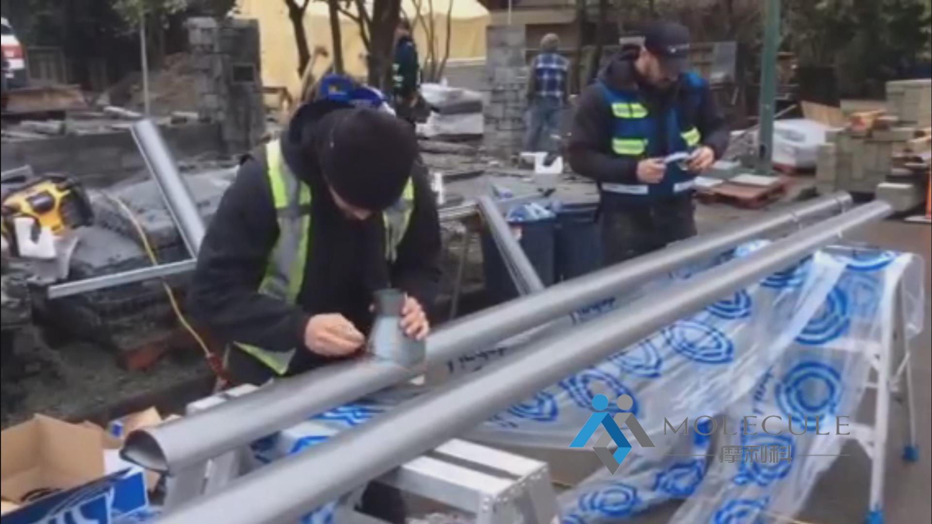 金屬天溝落水系統(tǒng)天溝安裝視頻